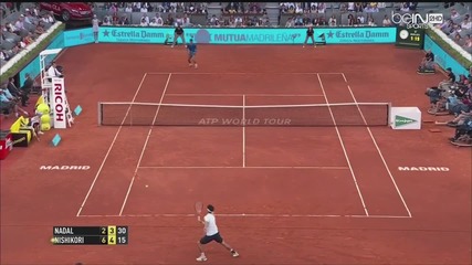 Nadal vs Nishikori - Mutua Madrid Open [2014]