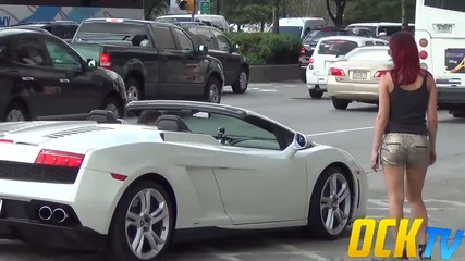 Сваляне на момичета с Lamborghini