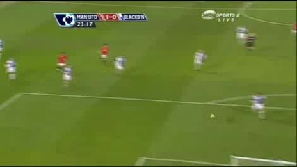 Манчестър Юнайтед 2 - 1 Блякбърн [руни 1 - 0] 21.02.2009