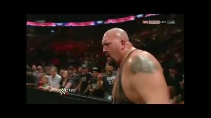 Wwe Raw 09.07.12 John cena & Kane vs Big Show & Chris Jericho ( Джон сина Загрява Преди Турнира)