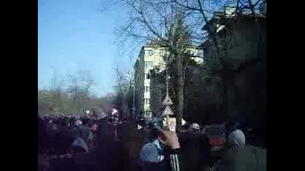 Шествие ! Левски - Ц С К А (26.02.2011) - Само Цска !!! 