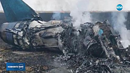 Изтребител се разби при демонстрация на румънска авиобаза