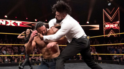 NXT Champion Drew McIntyre and Andrade "Cien" Almas get into a wild brawl: WWE NXT, Nov. 15, 2017