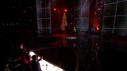 Justin Bieber with Stevie Wonder and Drew - Finale Night 2 - The X Factor Usa 2011