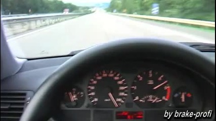 Bmw E46 330d on max speed