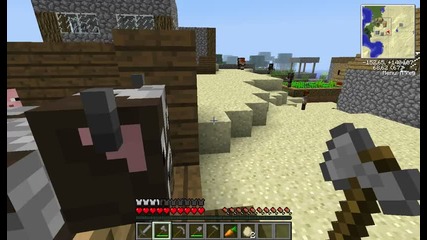 Minecraft C.1 Eп 1 (,) Survival , Village Villagers !?!