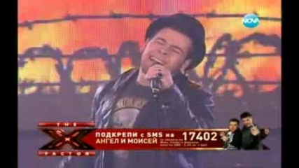 Xfactor Bulgaria - Ангел и Моисеи - Guns Roses.