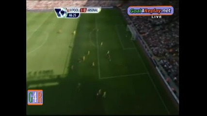 Liverpool - Arsenal 1 - 0 David Ngog
