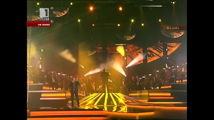 Рафи от X Factor пее на Спортист на годината 19.12.2011