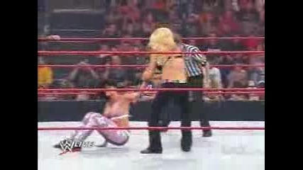 Candice Michelle,mickie James and Kelly Kelly vs Jillian,katie and Layla [raw - 27.10.08]