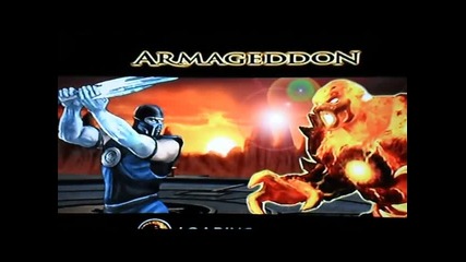 Mortal Kombat Armageddon Sub-zero Vs Blaze Playstation 2