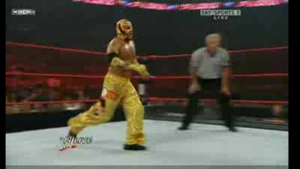 Chris Jericho vs. Rey Mysterio (intercontinental Championship Match - Wwe Raw 06.15.09)