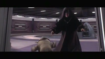Star Wars - Revenge of the Sith - Master Yoda vs. Dark Sidious (hq) 