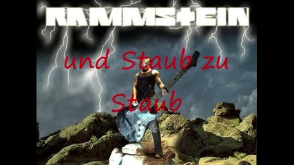 Rammstein - Asche Zu Asche + Lyrics 
