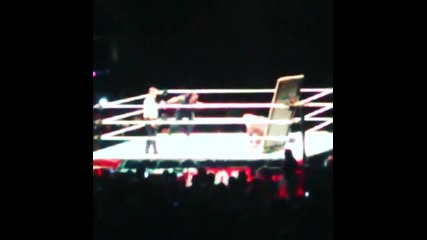 Dean Ambrose attacks Seth Rollins / Roman Reigns attacks Randy Orton