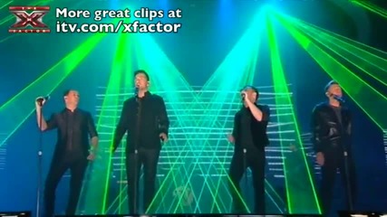 The X Factor 2009 - Westlife What About Now - Live Results 3 (itv.com xfactor) 