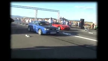 Audi S2 Turbo 880hp vs Dodge Viper 1000 hp 