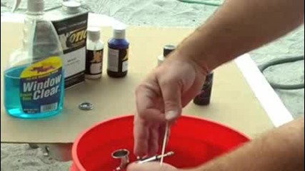 Airbrush Basics 1 Cleaning Setting Up Iwata Airbrushing how to instructions 