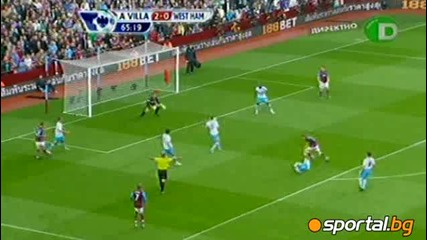 14.08.10 Астън Вила - Уест Хам 3:0 ( Hd ) 
