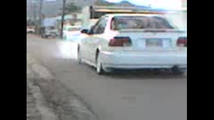 Honda civic Turbo burnout (automatic) 