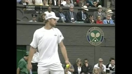 Federer vs Roddick - Wimbledon 2004! - The Full Match! - Part 2/11!