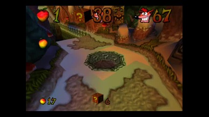 Crash Bandicoot 2 - Level 09 Crash Crush - Crystal + Box Gem 