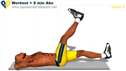 8 минути упражнения за корeмни мускули Част 2 * H D * 