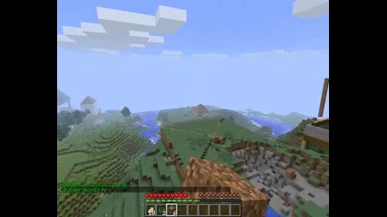 Minecraft Survival Gameplay w. z3r0p0int and Sims-102