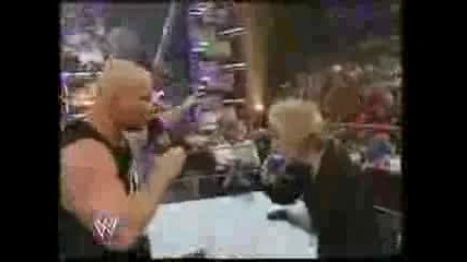 Steve Austin Does The Stunner On The Entire