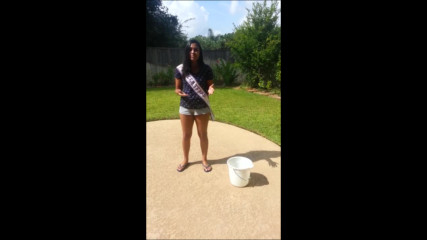 Jahnavi Muppaneni does Als Ice Bucket Challenge