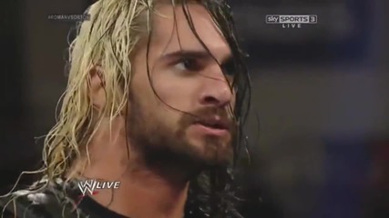 Seth Rollins Attacks The Shield - Wwe Raw 02/06/14