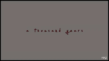 multimovies // a thousand years