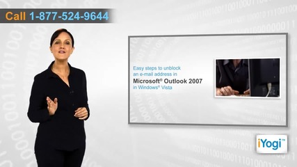 How to unblock an e-mail address in Microsoft® Outlook 2007 on Windows® Vista?
