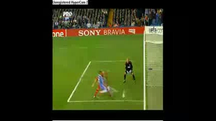 Шампионска Лига Челси - Ливърпул 14.04.2009 Гол на Didier Drogba Goa