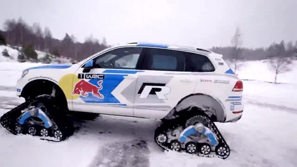 Страхотен Volkswagen Snowareg 2014 !