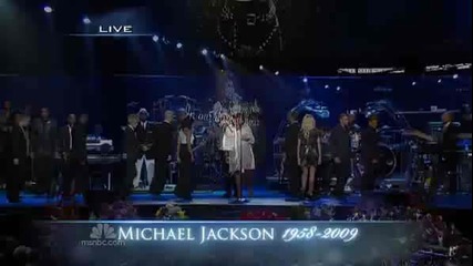 Jennifer Hudson performs Will You Be There for Michael Jackson