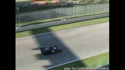 Michael Schumacher in Ferrari Fxx Burnouts & Accelerations!!