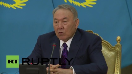 Kazakhstan: President Nazarbayev hails landslide win after re-election