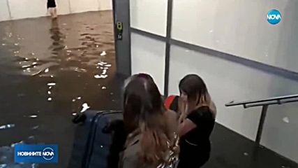 Наводни се метрото в Упсала (ВИДЕО)