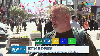 Двойно по-малко гласували в Турция, ДПС печели доверието на избирателите