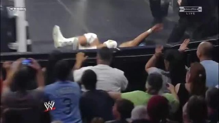 Diving Crossbody off a Ladder