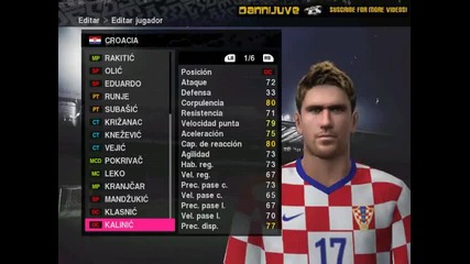 Pes 2010 Лица - Хърватия 