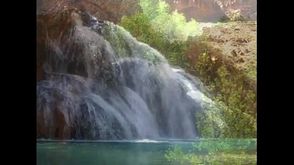Havasupai Indian Waterfall Relaxation Video