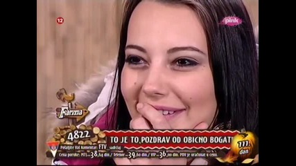 Katarina Grujic - Video poruka - Farma - (RTV Pink)