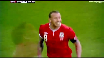 Белъми като Меси - дрибъл от центъра и супер гол ( Wales vs Norway )