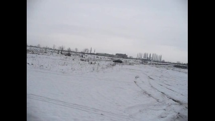 Audi A6 C4, V6, quattro-at in snow.
