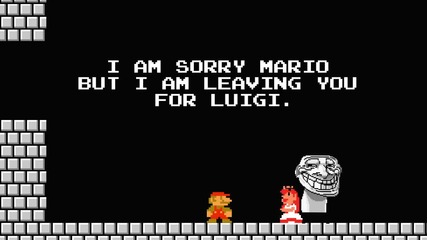 Super Mario Gets Trolled