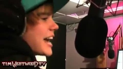 Justin Bieber - Freestyle Rap - Tim Westwood Tv 