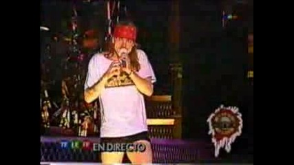 Guns N Roses - Knockin on Heavens Door (Argentina, 1992)