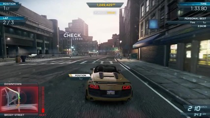 Need For Speed Most Wanted 2012 - Audi R8 G T Spyder - Crush Hour